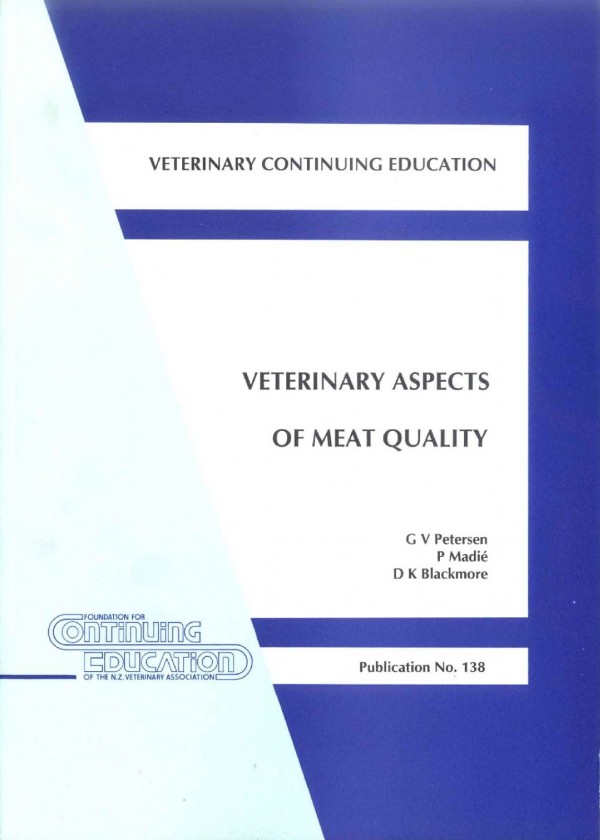 Veterinary Aspects of Meat Quality Image