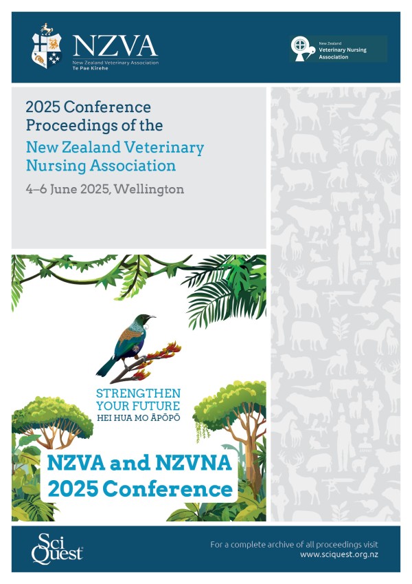 Proceedings of the New Zealand Veterinary Nursing Association Image