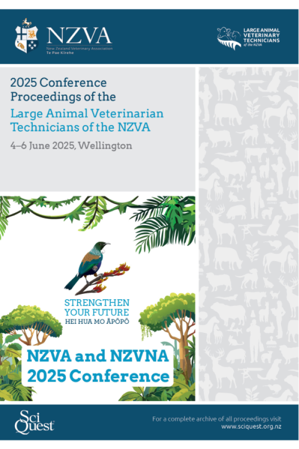 Proceedings of the Large Animal Veterinary Technicians Group of the NZVA