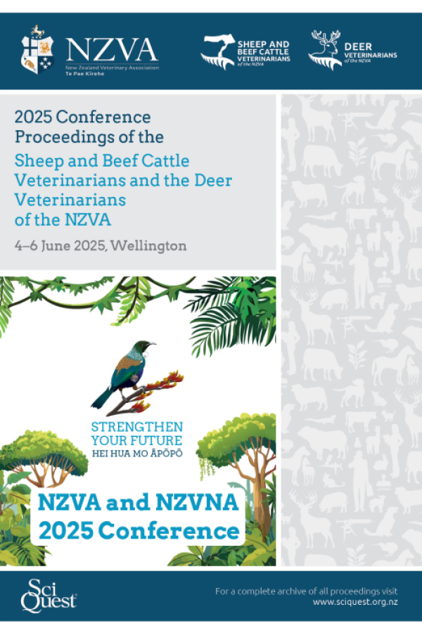 Proceedings of the Sheep and Beef Cattle Veterinarians and the Deer Veterinarians Branches of the NZVA