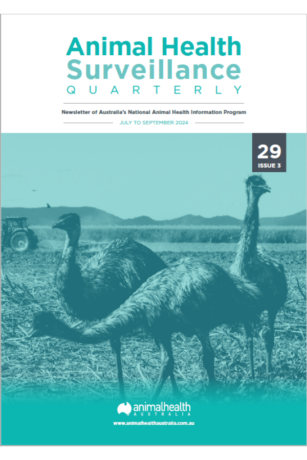 Animal Health Surveillance Quarterly Report