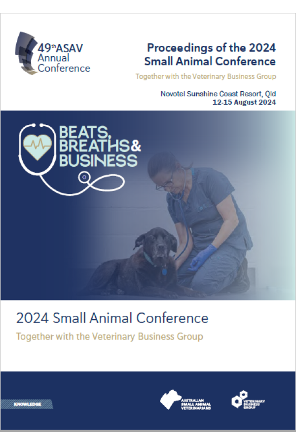 Proceedings of the Small Animal Veterinarians of the AVA